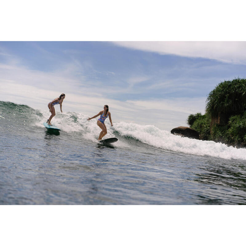 Badeanzug Surfen Damen Bea Jima im Rücken doppelt verstellbar weiß