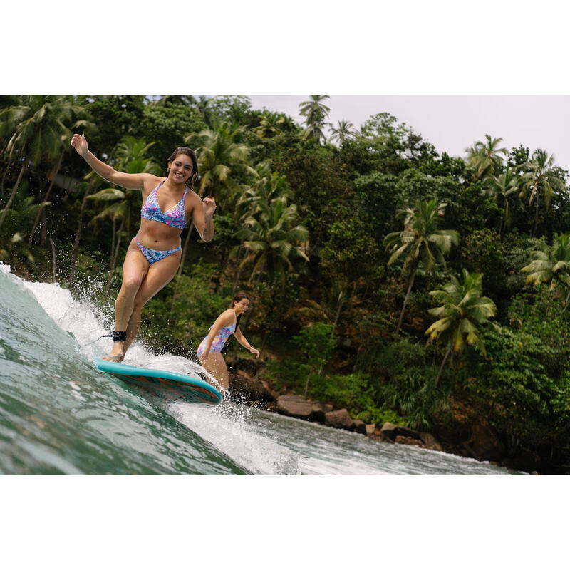 Bañador Mujer surf escote v floreado