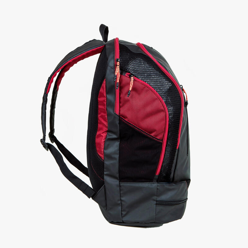 Mochila Natación 900 Negro Rojo 40 l
