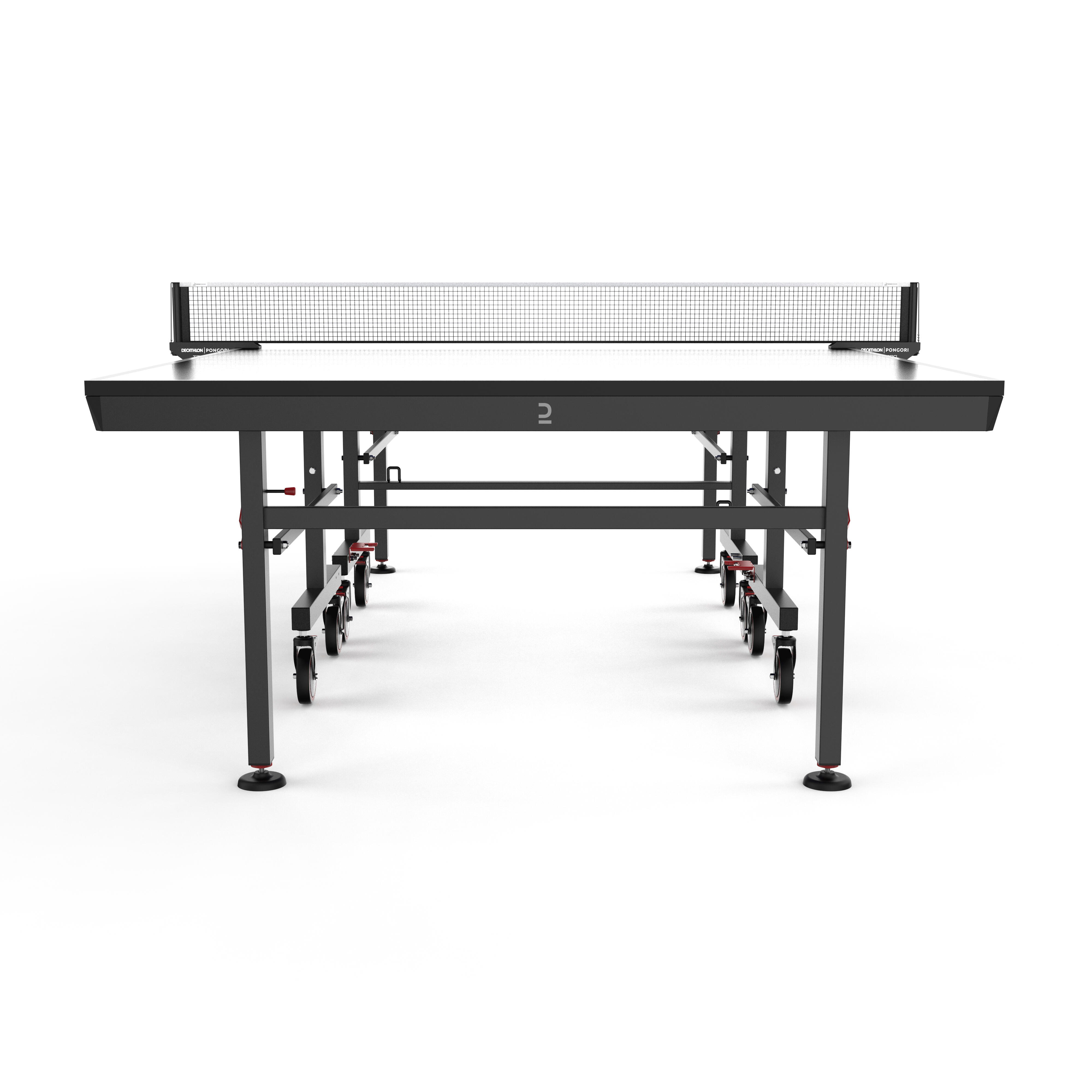 Compact Indoor Table Tennis Table TTT 930 ITTF - Black