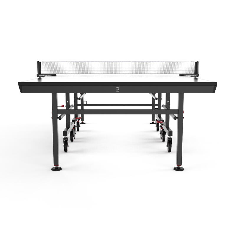 Indoor tafeltennistafel TTT 930 compact opvouwbaar ITTF zwart