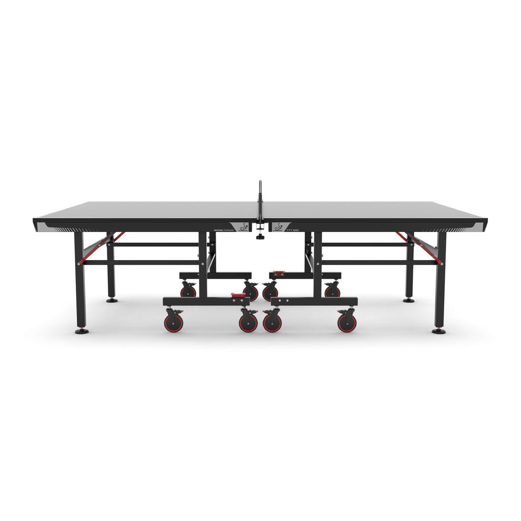 ITTF-Approved Club Table Tennis Table TTT 930 with Blue Tabletops