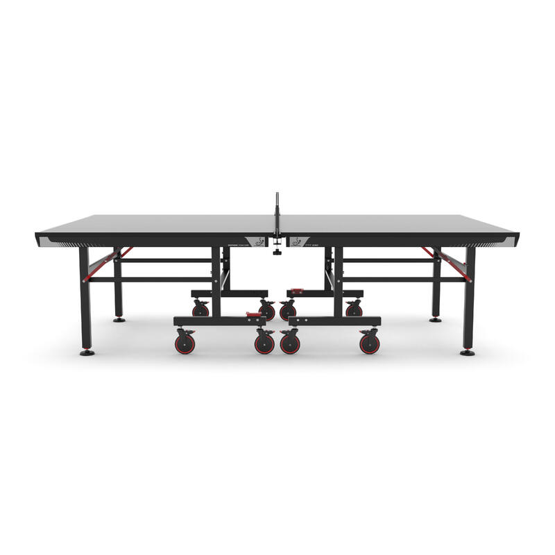 Indoor tafeltennistafel TTT 930 compact opvouwbaar ITTF zwart