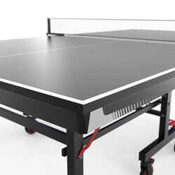 Τραπέζι πινγκ πονγκ λέσχης ΤΤΤ 930 εγκεκριμένο από την ITTF (Διεθνής Ομοσπονδία Επιτραπέζιας Αντισφαίρισης) με μαύρες επιφάνειες
