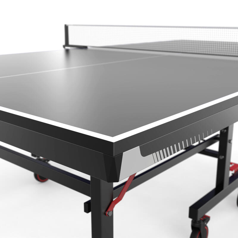 Stół do tenisa stołowego Pongori Club TTT 930 z homologacją ITTF i czarnymi blatami