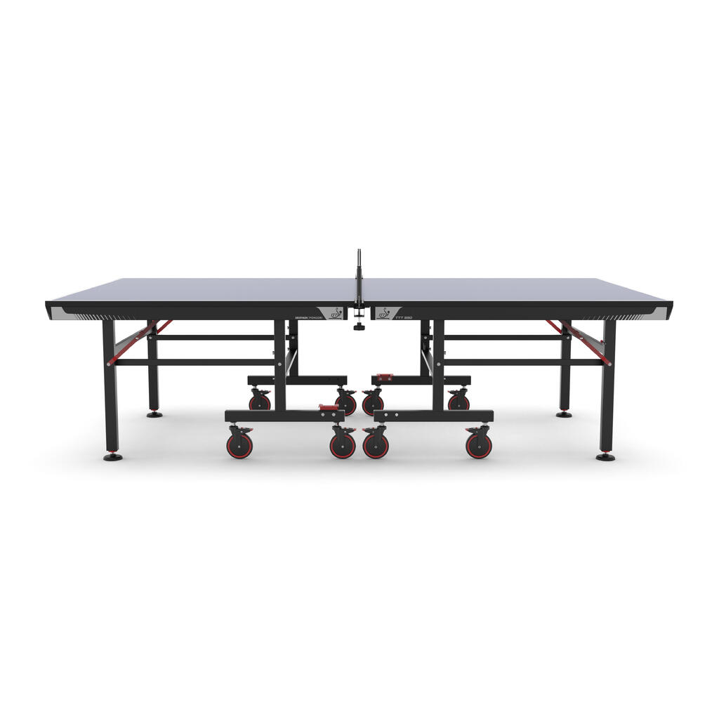 ITTF-Approved Club Table Tennis Table TTT 930 with Blue Tabletops