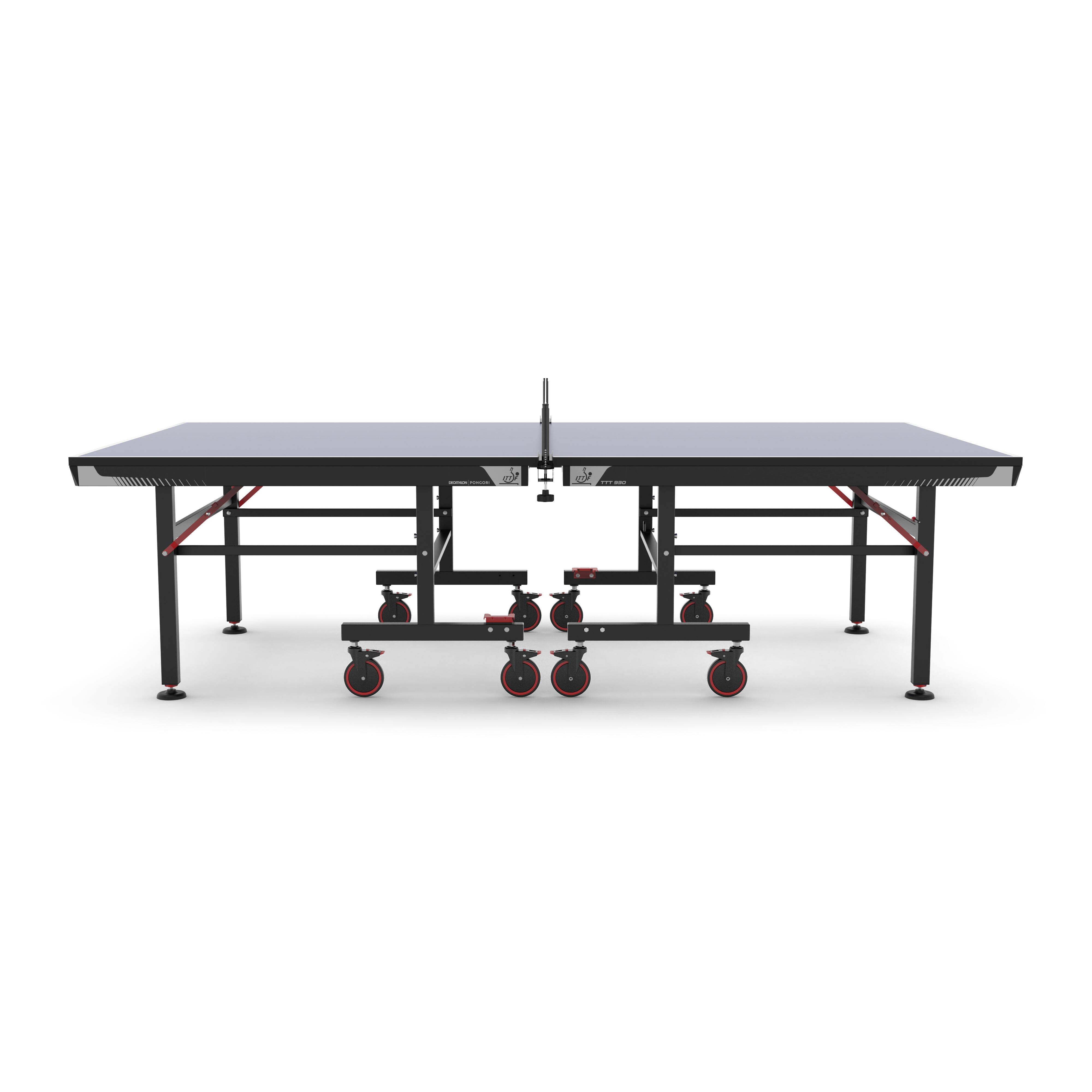 Compact Indoor Table Tennis Table TTT 930 ITTF - Blue