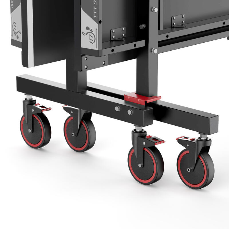 Masă pentru tenis de masă interior compactă ITTF, TTT 930 Negru