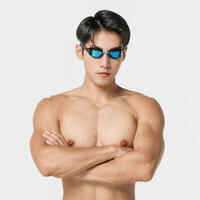 BFAST swimming goggles - Mirrored lenses - Single size - Black blue