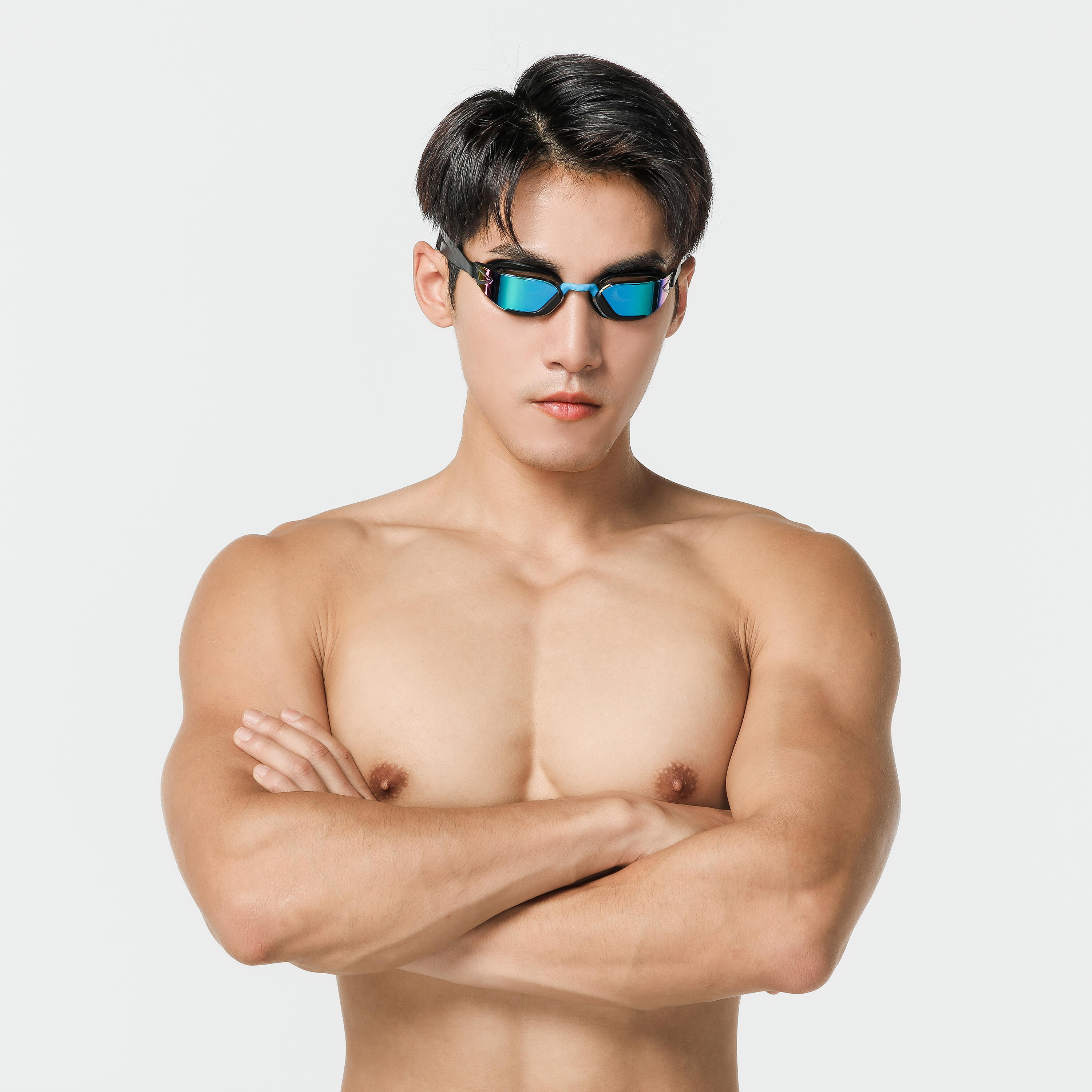 Swimming goggles One Size Fits All - Bfast black mirror blue blueberry 4/5