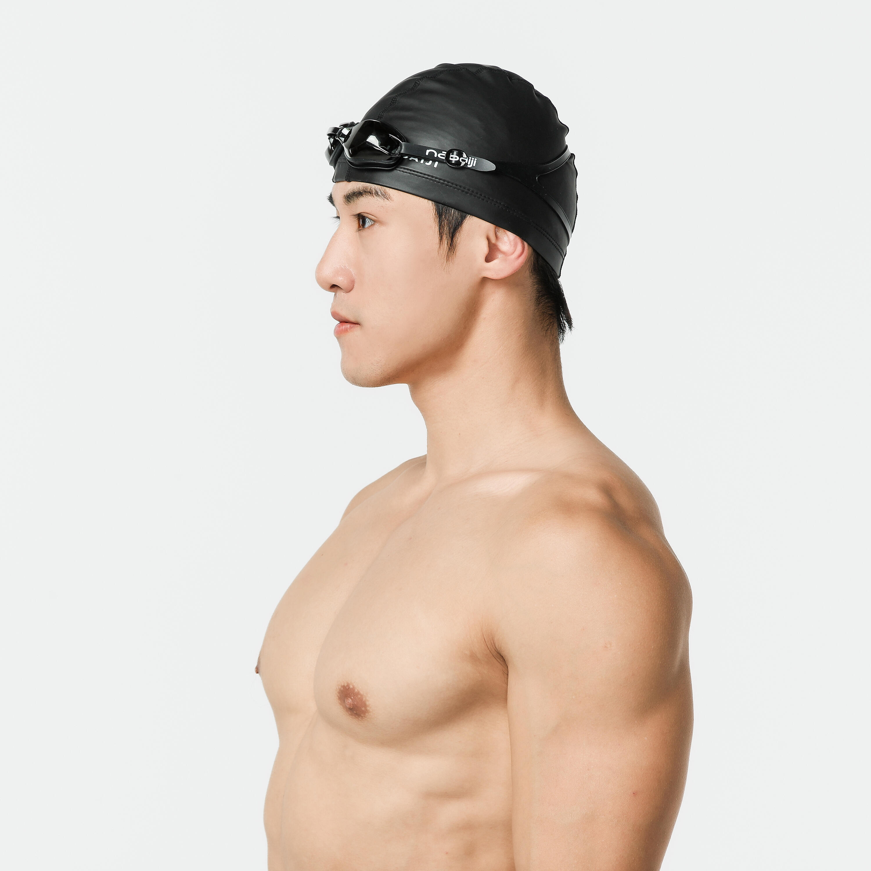 Silicone Swim Cap - Silimesh 500 Black - NABAIJI