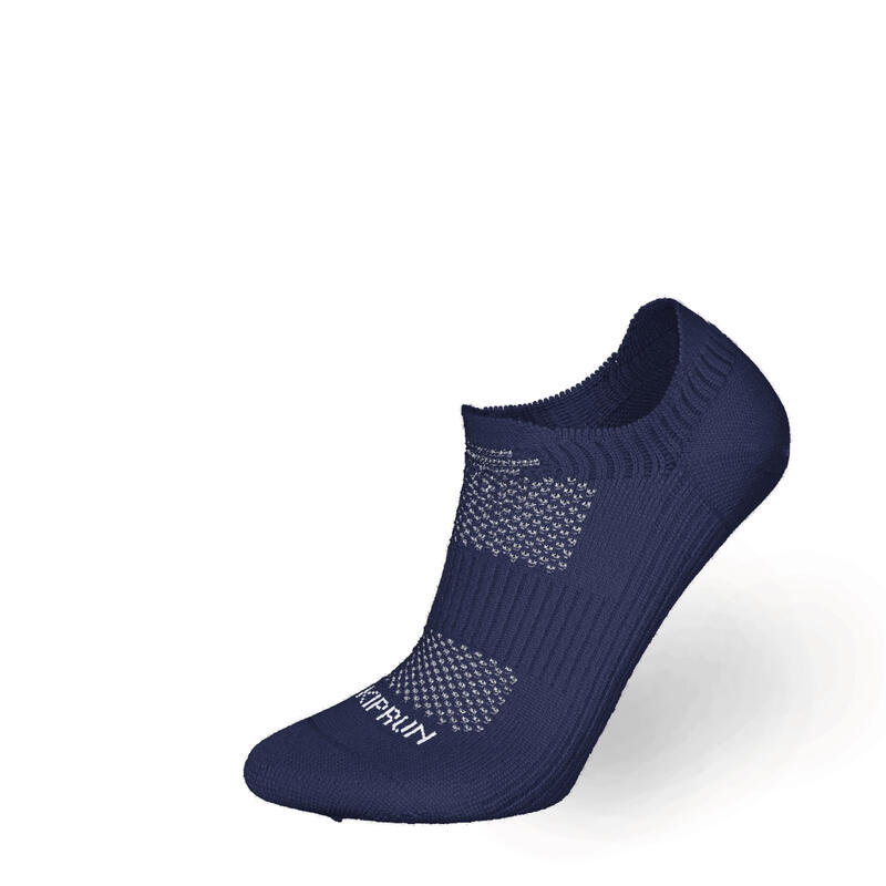 KIPRUN 500 INV Comfort Kids' Running Socks 2-pack - blue