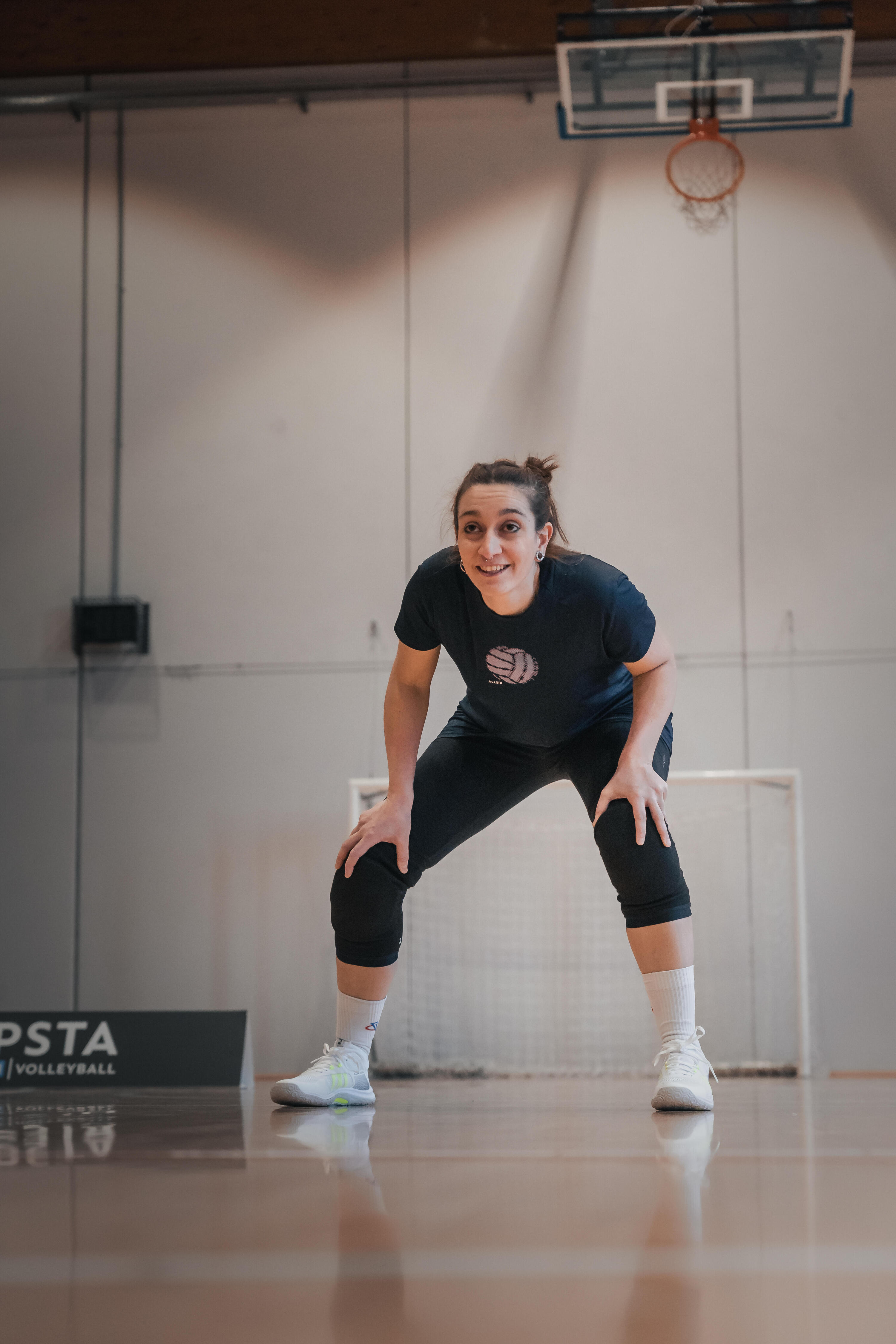 Maillot de volley-ball d'entraînement pour femme navy 5/5