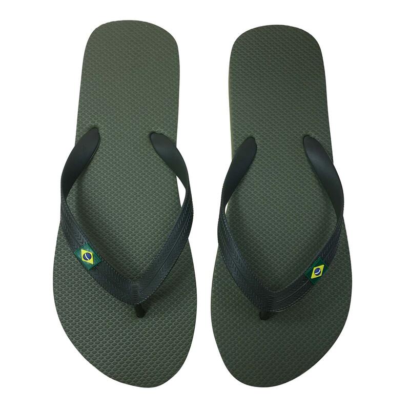 Chanclas playa Hombre dedo Sun&Surf verde brasil