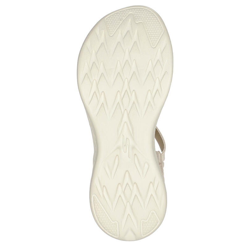 SANDALE DE MARCHE SPORTIVE FEMME SKECHERS ON THE GO 600 BEIGE