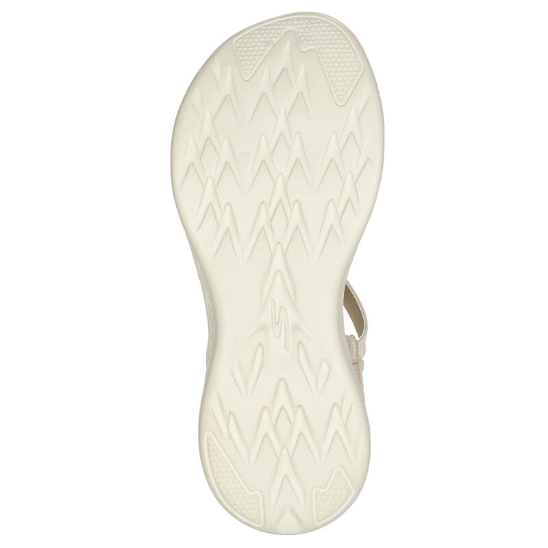 Sandalen voor sportief wandelen dames ON THE GO 600 beige