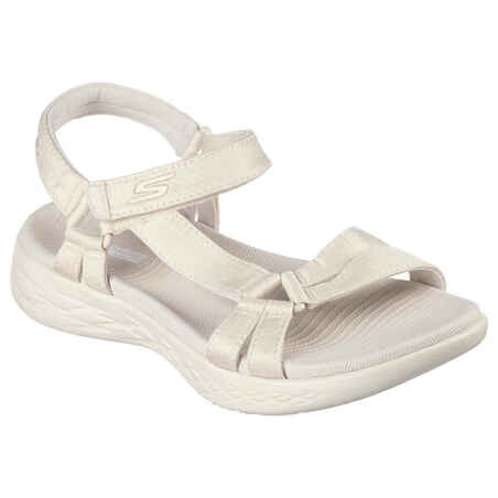 ON THE GO 600 WOMEN'S FITNESS WALKING SANDALS - BEIGE