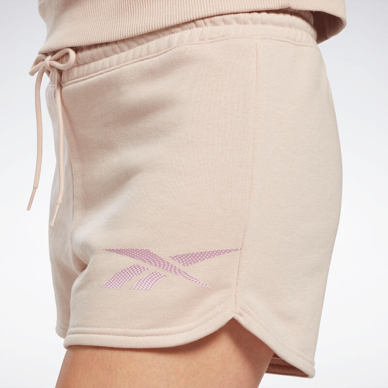 Short femme Reebok ecru