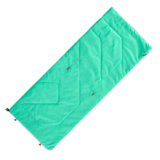 
      KIDS’ SLEEPING BAG MH100 20°C - TURQUOISE
  