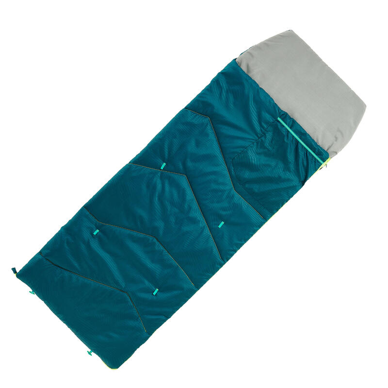 Schlafsack Kinder Camping - MH100 10 °C blau