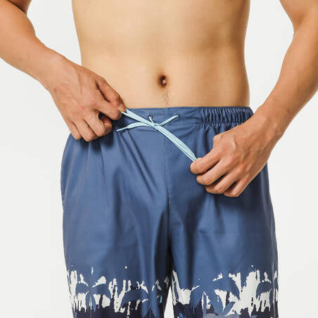 Celana Renang/Selancar Pria Surf Boardshorts 100 Eco 20" - Biru Palem