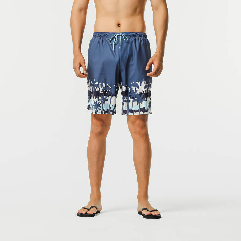 Celana Renang/Selancar Pria Surf Boardshorts 100 Eco 20" - Biru Palem