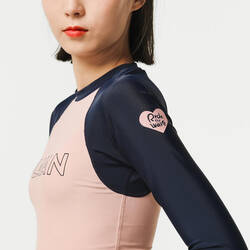 WOMEN’S CN TOP UV 100 SLIM PINK/NAVY