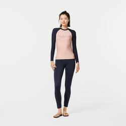 WOMEN’S CN TOP UV 100 SLIM PINK/NAVY