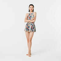 Women's 1-Piece Skirt Swimsuit - CN Amber - GLORY