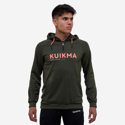 Padel-Sweatshirt atmungsaktiv und warm unisex Erwachsene - Kuikma Club
