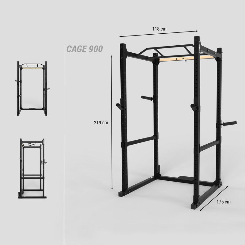 Weight Training Rack 900Chinups/Squats/Bench Press Decathlon