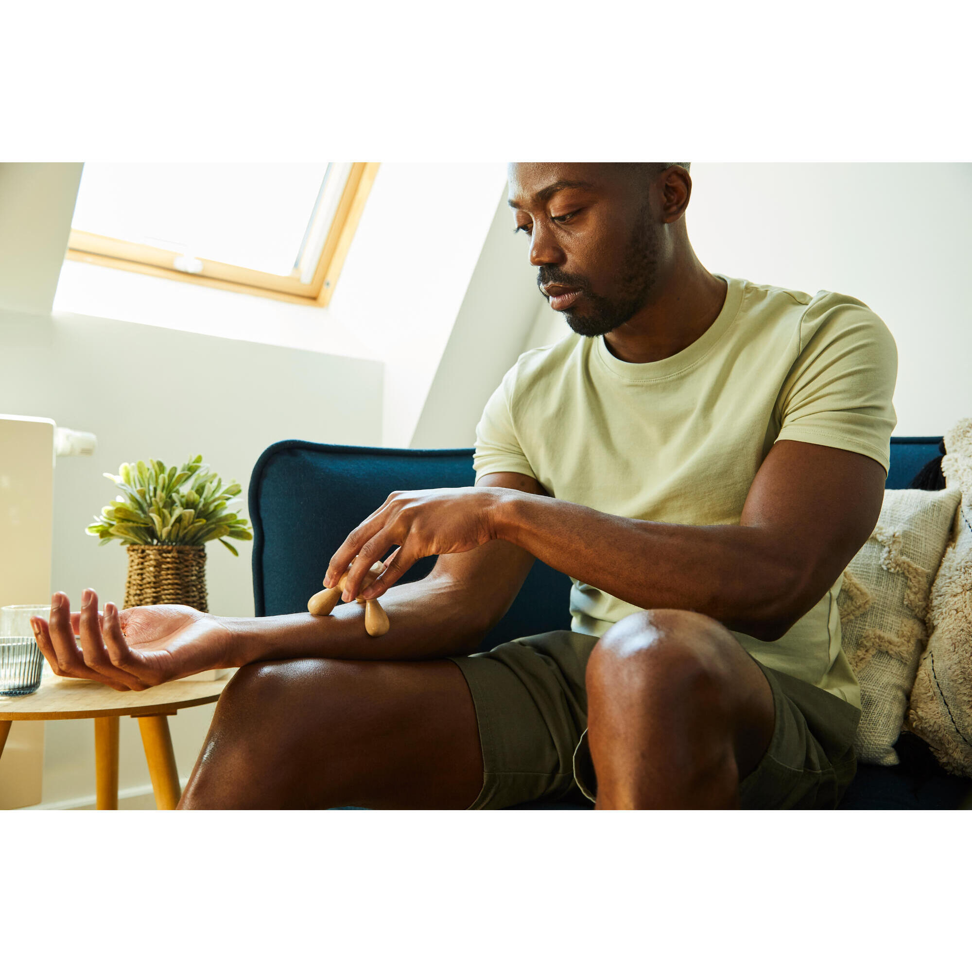 Wooden Massage Tool Beige Decathlon Decathlon