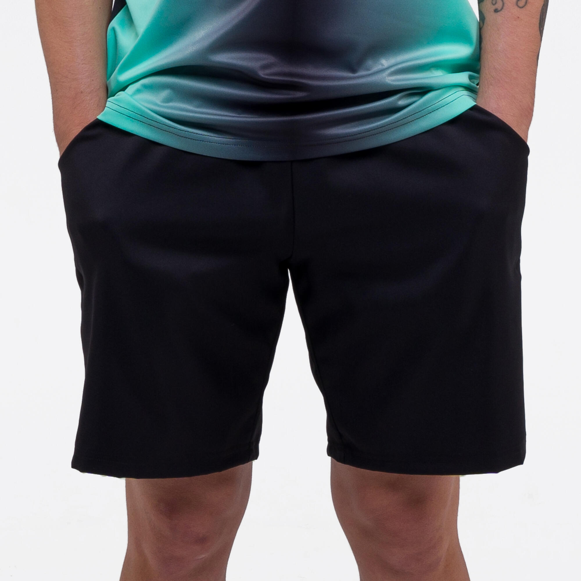 Completo Padel Tennis Trident Uomo Mod. Chiquita - Maglia E Pantaloncino Con Tasche, Slim Fit, Made In Italy