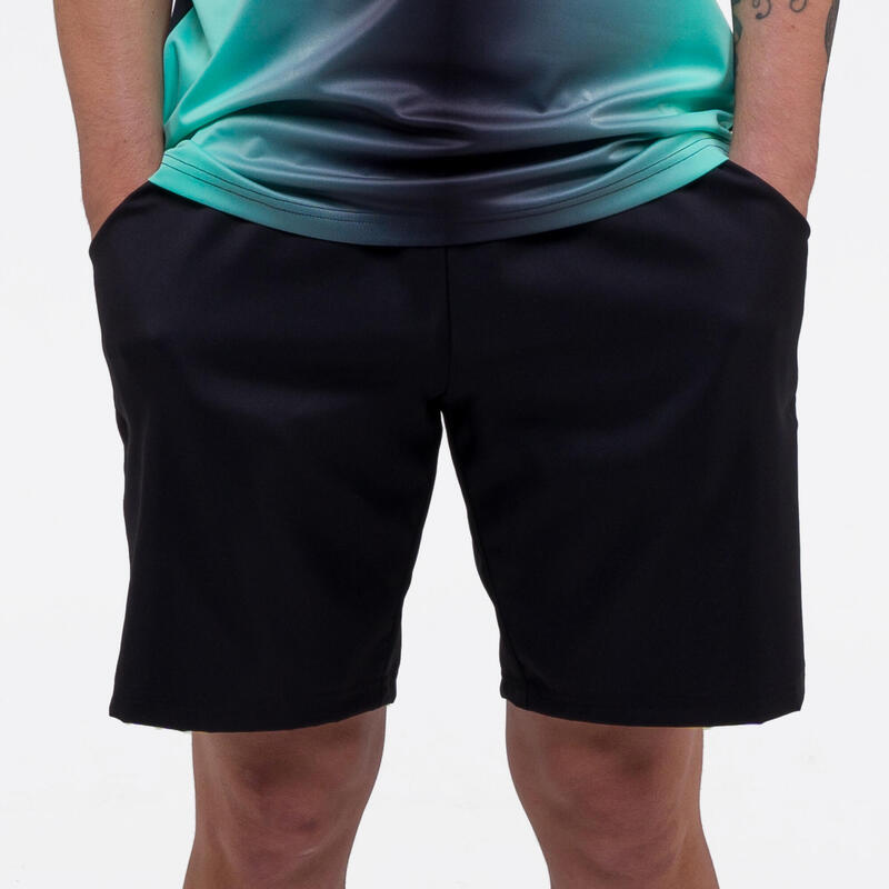 Herren Padelshorts atmungsaktiv - 500 schwarz