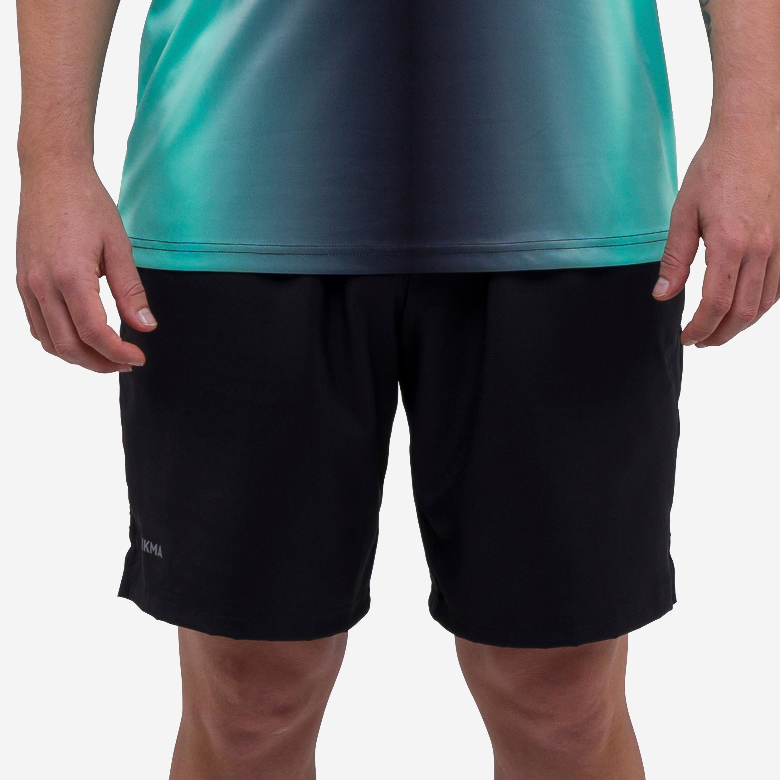 Men's Breathable Padel Shorts 500 - Black 1/4