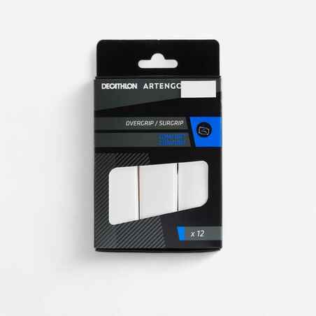 Tennis Comfort Overgrip 12-Pack - White