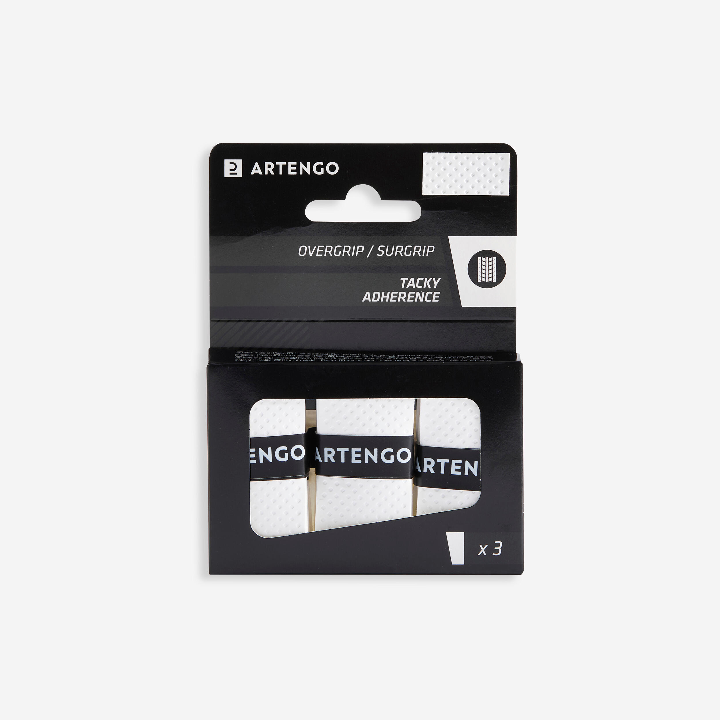 Overgrip de tenis artengo tacky blanco