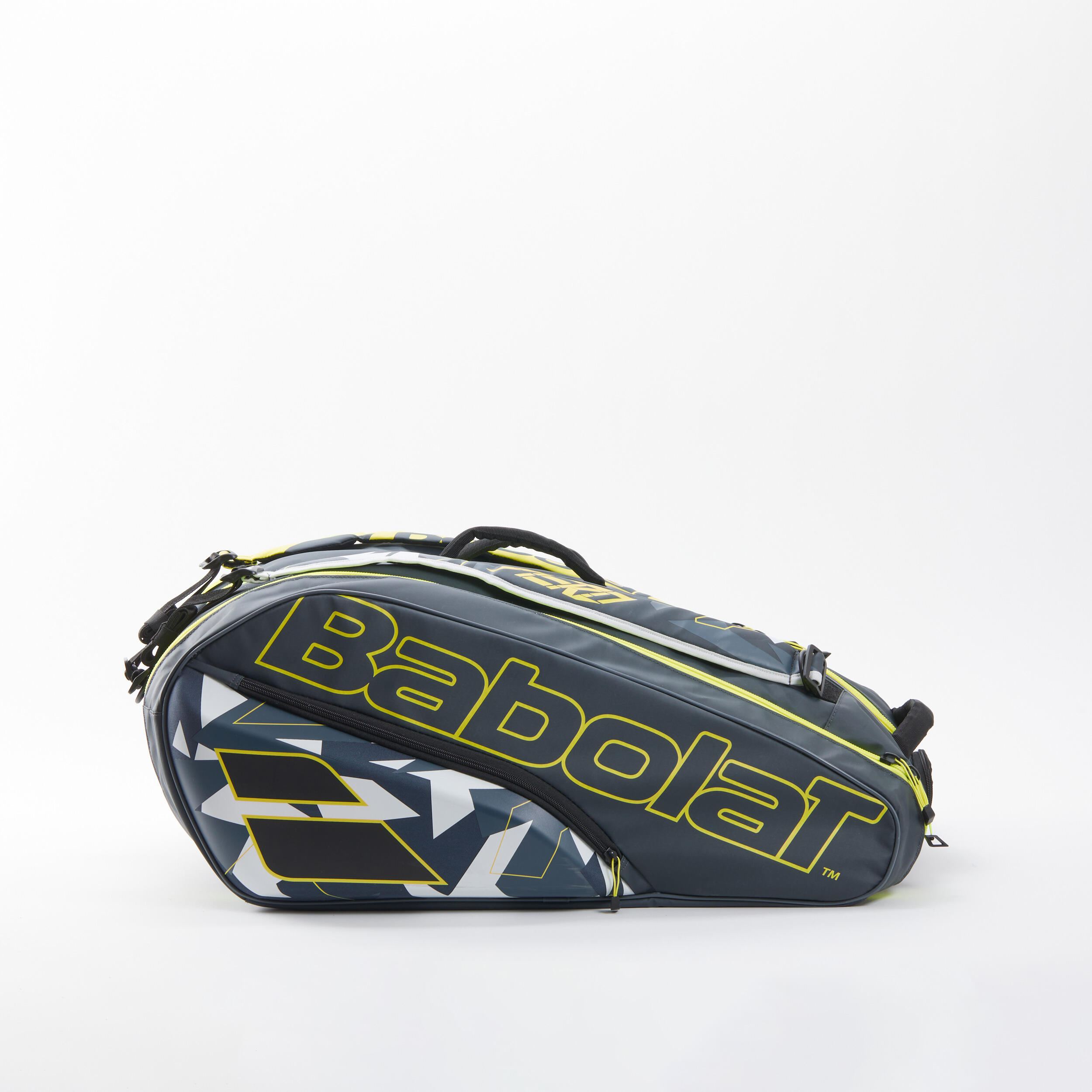 Tennis Bag Thermobag RH 12 Pure Aero 12 Rackets - Grey/Yellow 3/8