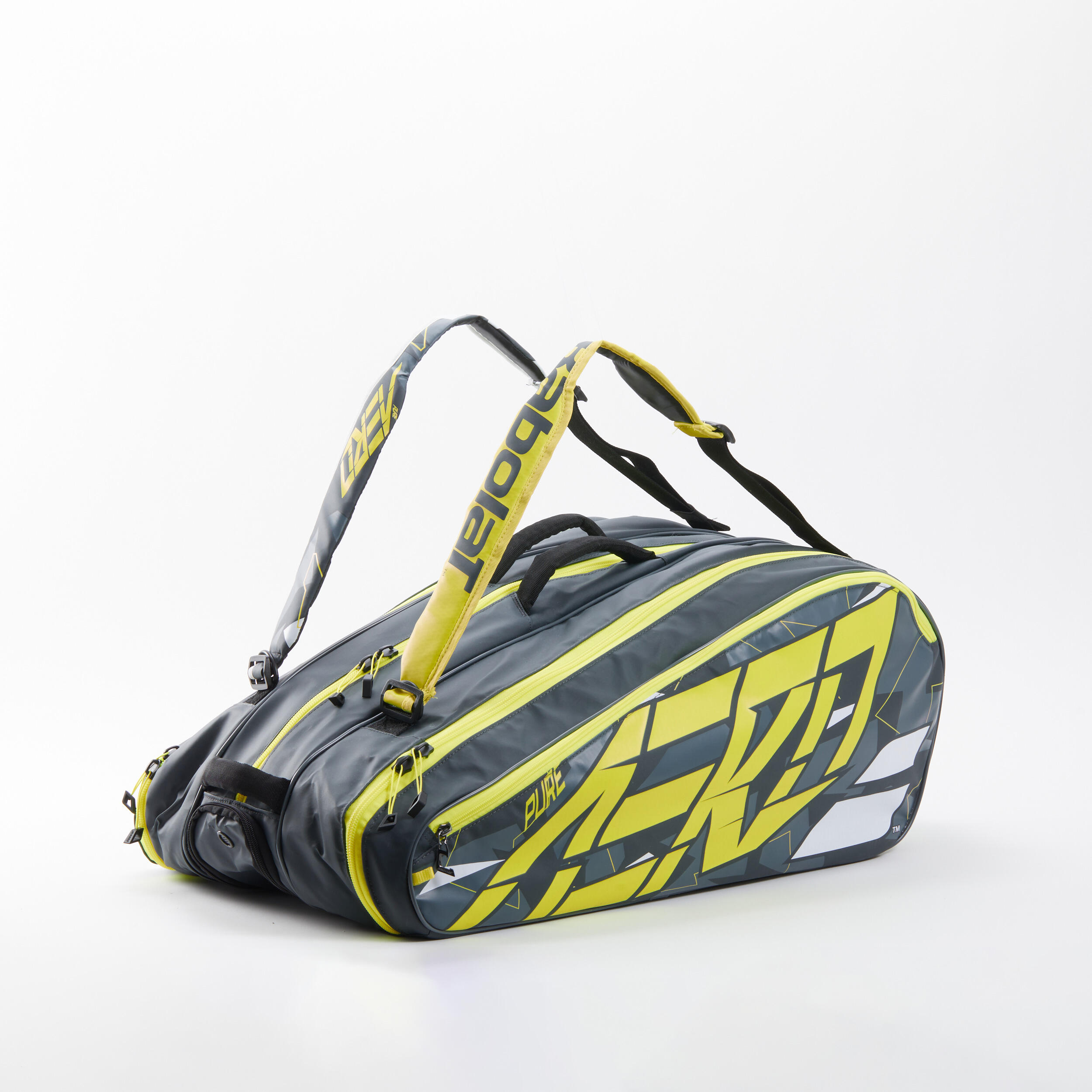 Tennis Bag Thermobag RH 12 Pure Aero 12 Rackets - Grey/Yellow 1/8