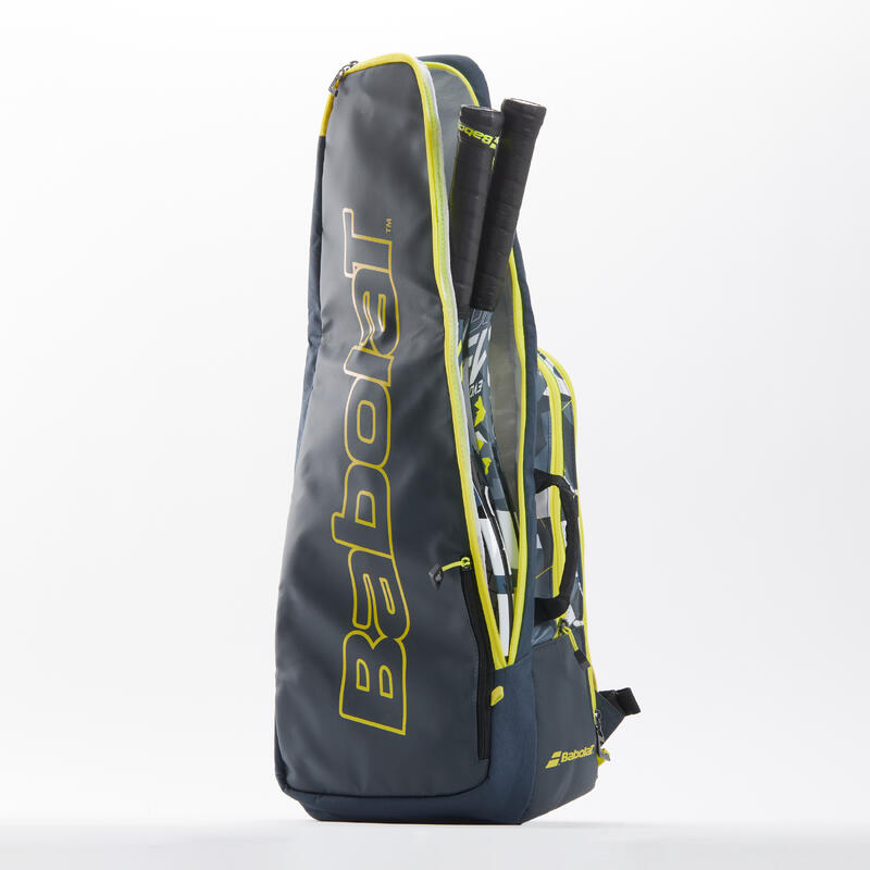 SAC A DOS DE TENNIS - BABOLAT PURE AERO 32L GRIS JAUNE