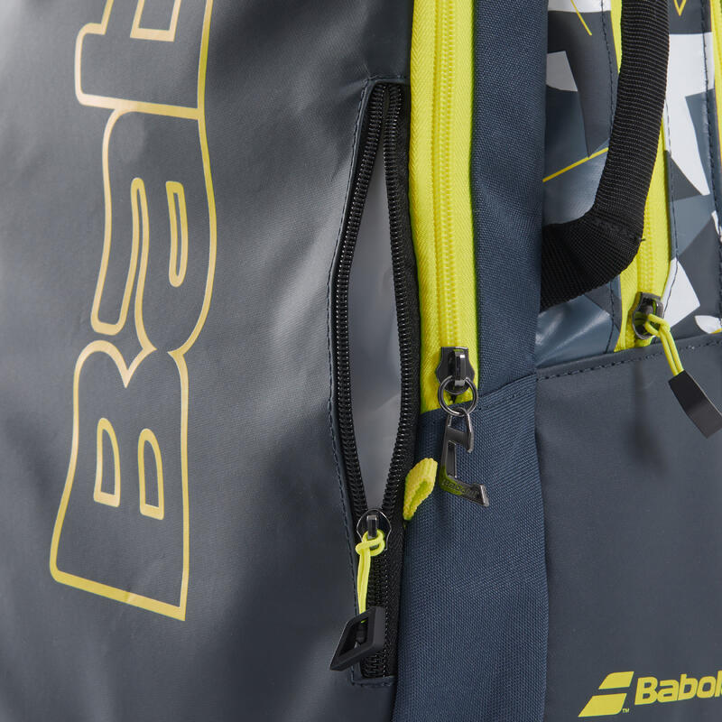 Tennisrucksack - Babolat Pure Aero 32 L grau/gelb