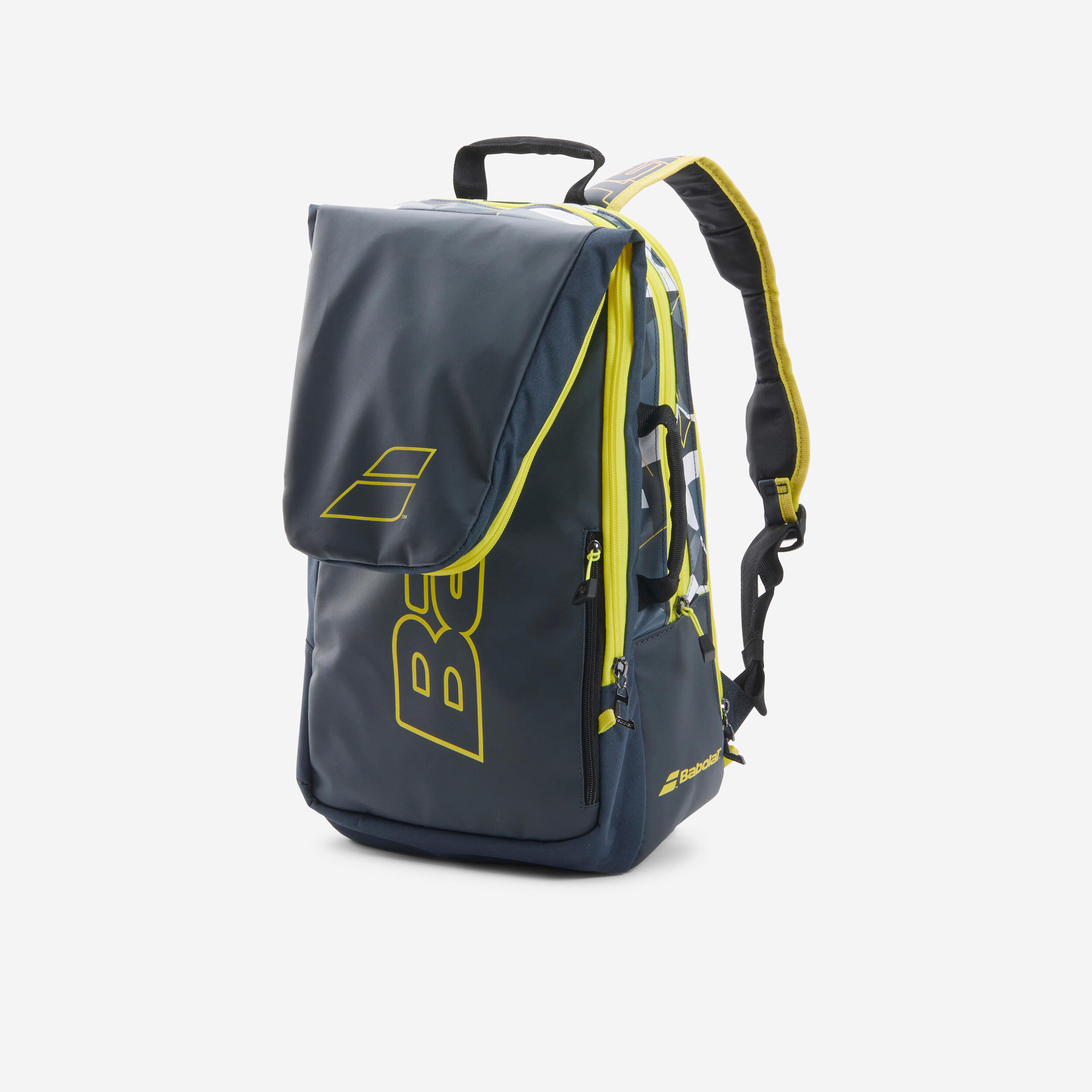 Tennis Backpack Pure Aero 32 L Grey Yellow BABOLAT Decathlon