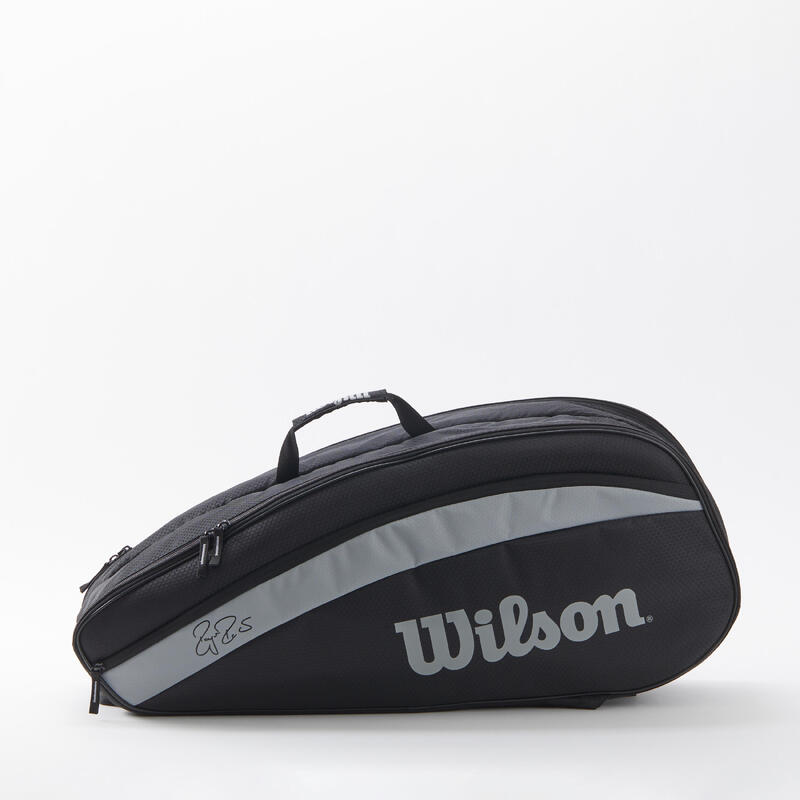 Sac de tennis - Wilson RF TEAM 6 Raquettes Roger Federer Noir Gris