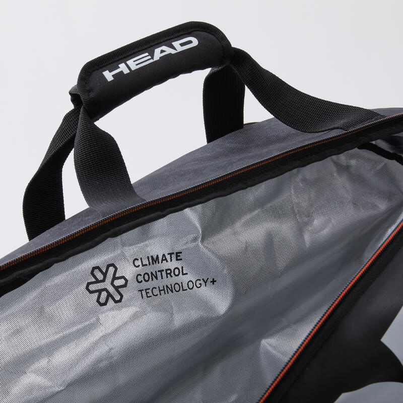 Tenisová taška Head Thermobag Tour Team Supercombi 9R černo-oranžová
