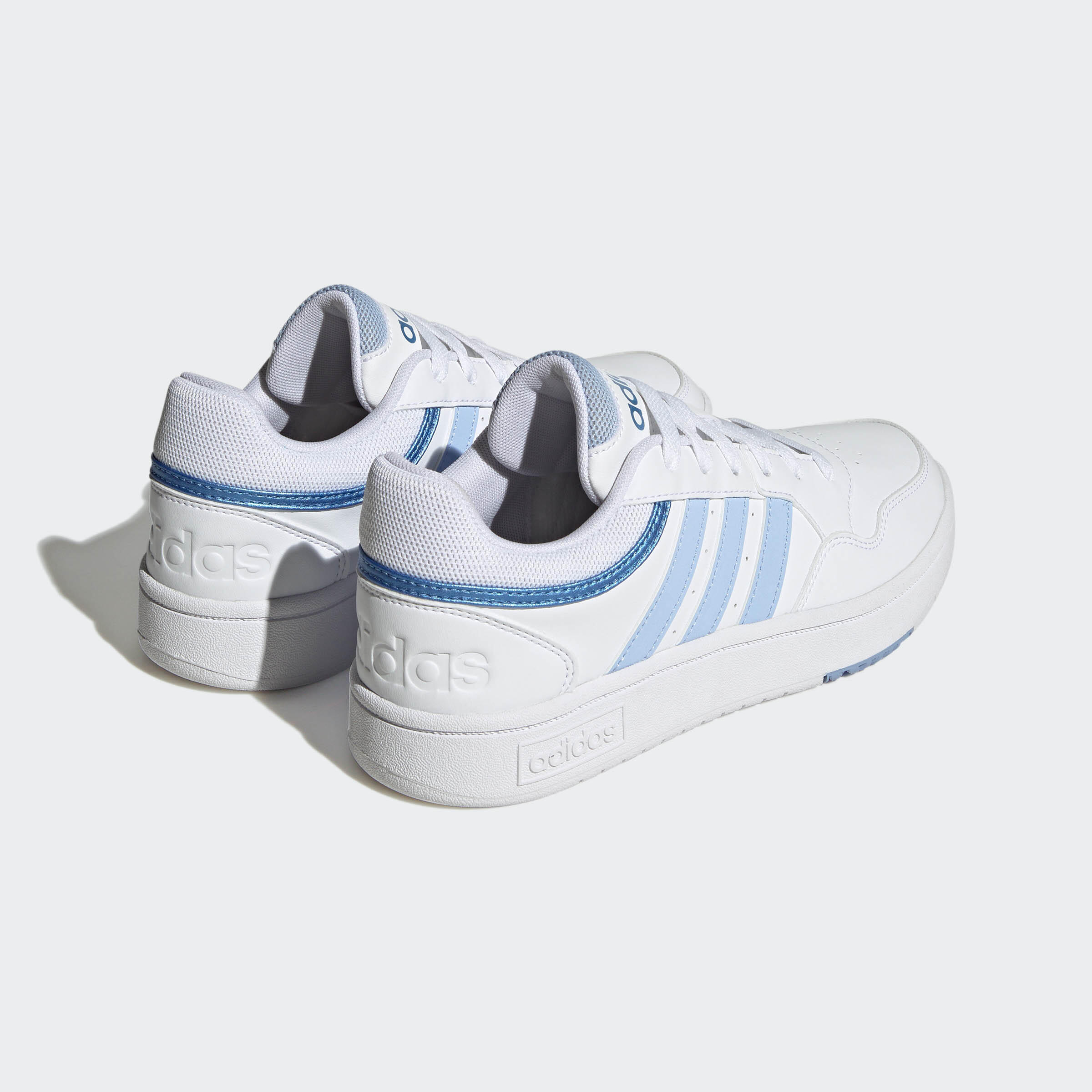 WOMEN'S ADIDAS HOOPS 3.0 SHOES - WHITE 4/5