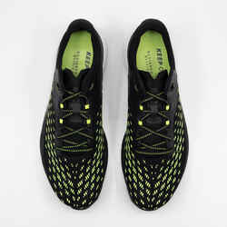 Race Walking Shoes - Kiprun Racewalk One Black and Neon Yellow