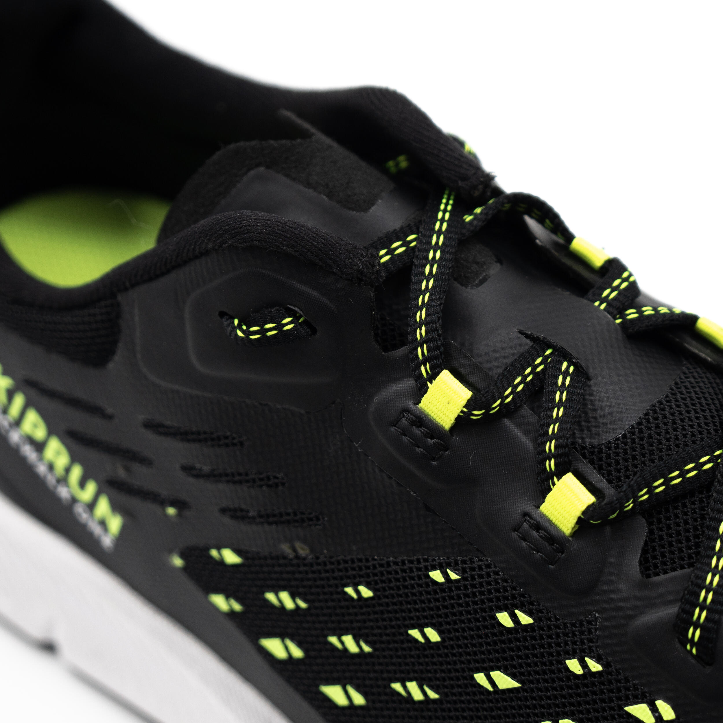 Race Walking Shoes - KIPRUN RACEWALK ONE Black and Neon Yellow 7/9