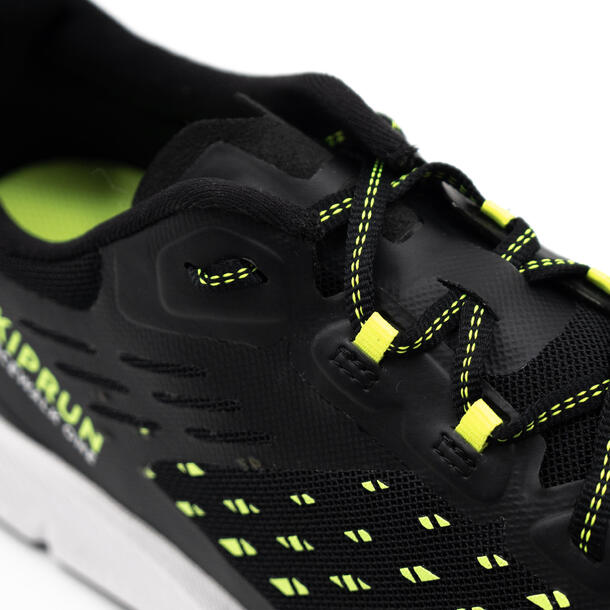 Race Walking Shoes Kiprun Racewalk One Black and Neon Yellow
