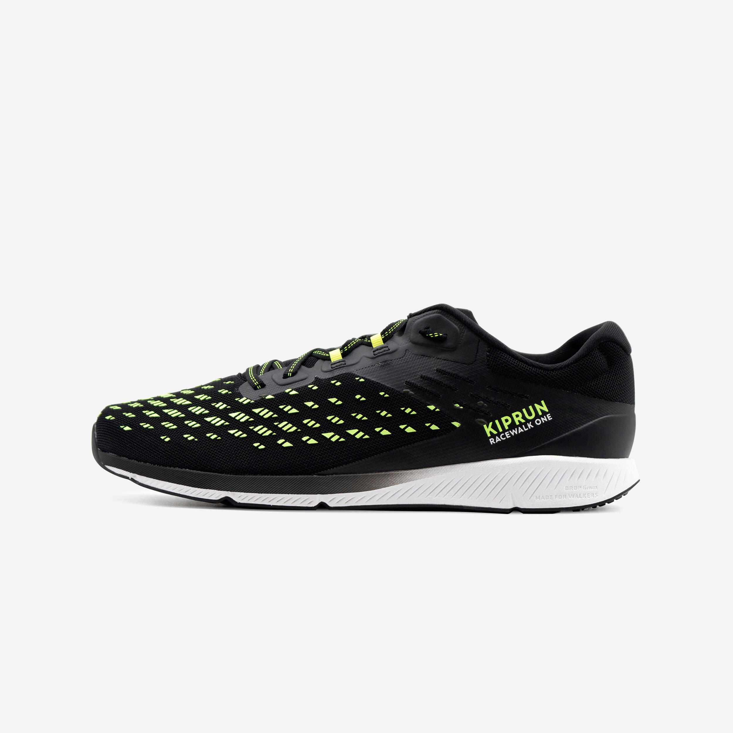 Kiprun - Chaussures De Marche Athlétique - Kiprun Racewalk One Noires Et Jaunes Fluos - Chaussures De Sport - Running Trail Athletisme - Jaune-noir-vert - 41 - Decathlon