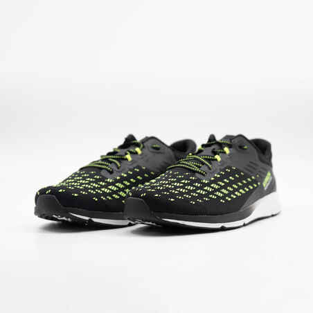 Race Walking Shoes - Kiprun Racewalk One Black and Neon Yellow